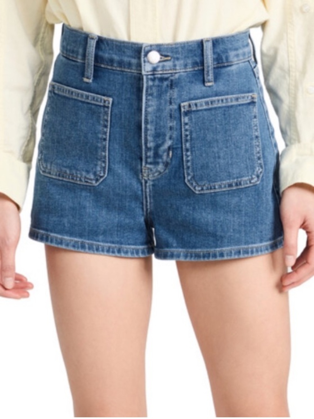 Veronica Beard Elijah Front Pocket Denim Shorts Size 29/8